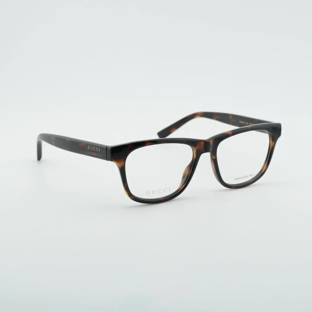 Gucci GG2108O 002 Eyeglasses Havana 55mm Square Frame